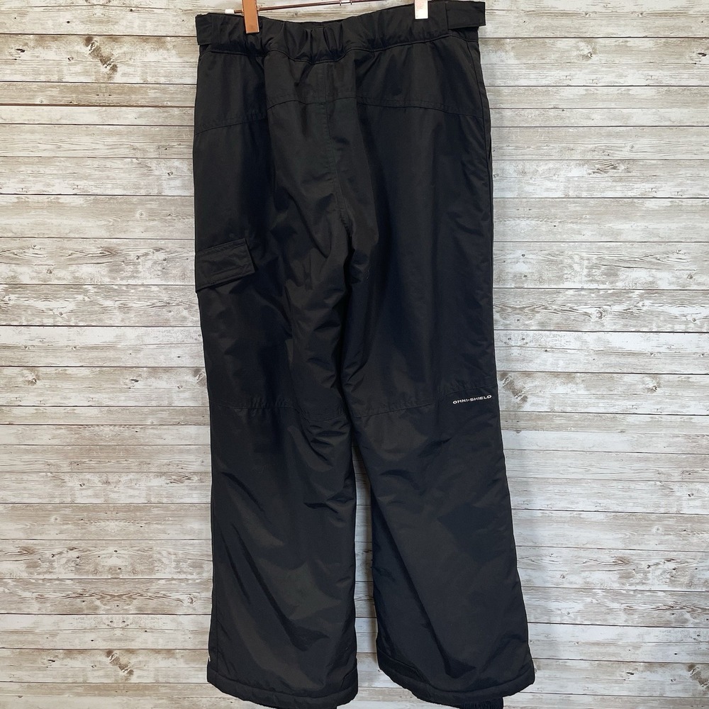 Columbia Youth 14/16 Snow Pants Omni Shield Black Winter Wear Sports Ski Outdoor - Picture 3 of 13